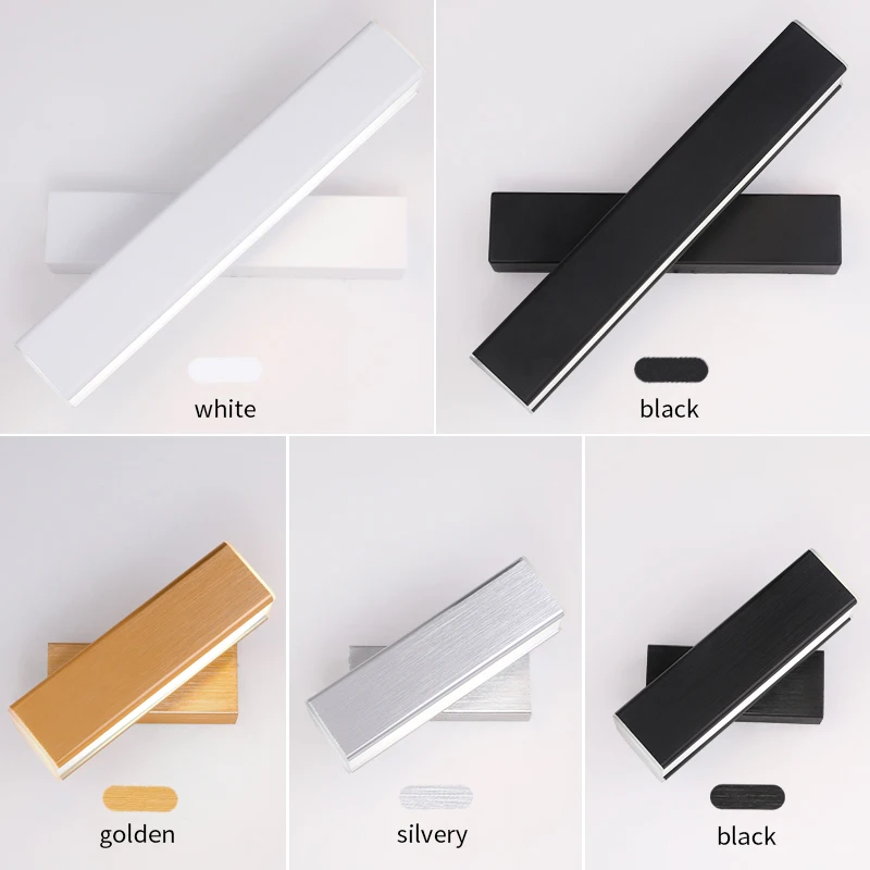 Modern LED Wall Light for Bedroom Bedside Aisle Living Room Hardwares Rotatable Wall Sconces Indoor Lighting Fixture Luster