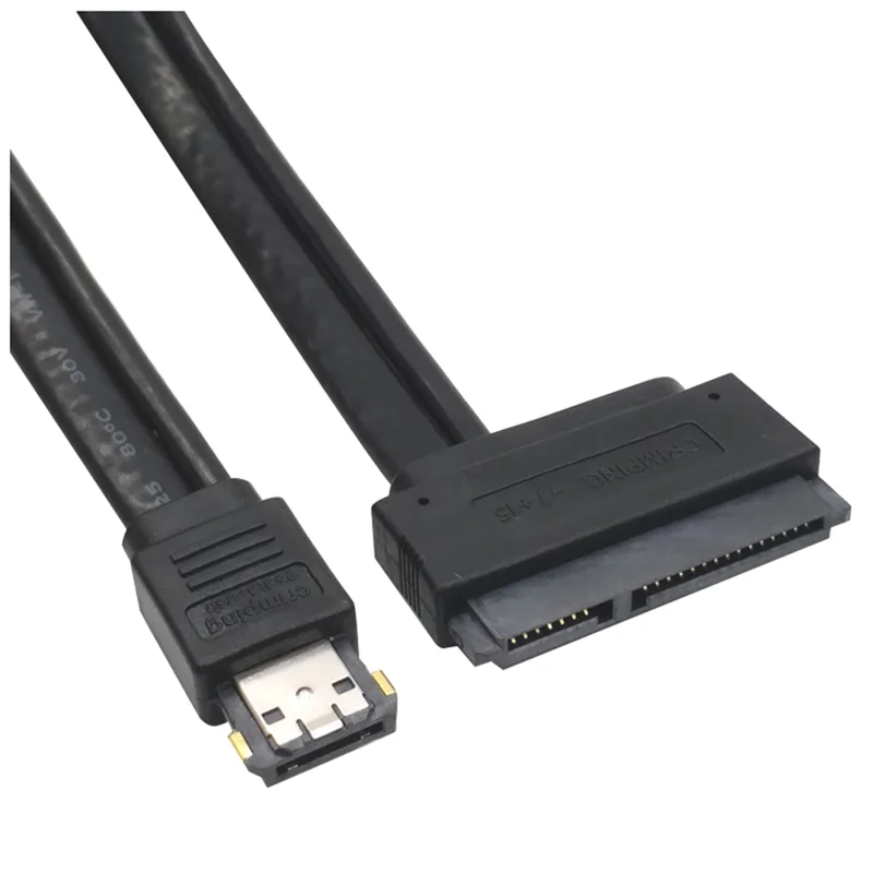 Vielseitiges Power-ESATA- und USB 2.0-Adapterkabel für 2,5-Zoll- und 3,5-Zoll-SATA-Festplatte, 7-+15-Pin-Verbindung