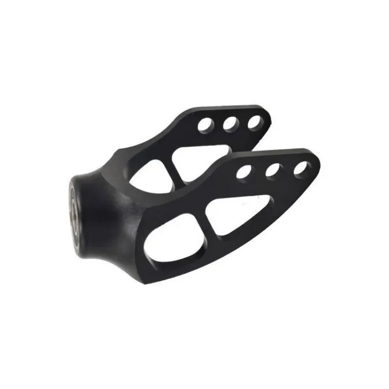 Acessórios para cadeiras de rodas, garfo dianteiro, montagem de liga de alumínio, rolamento universal de 4/5 polegadas