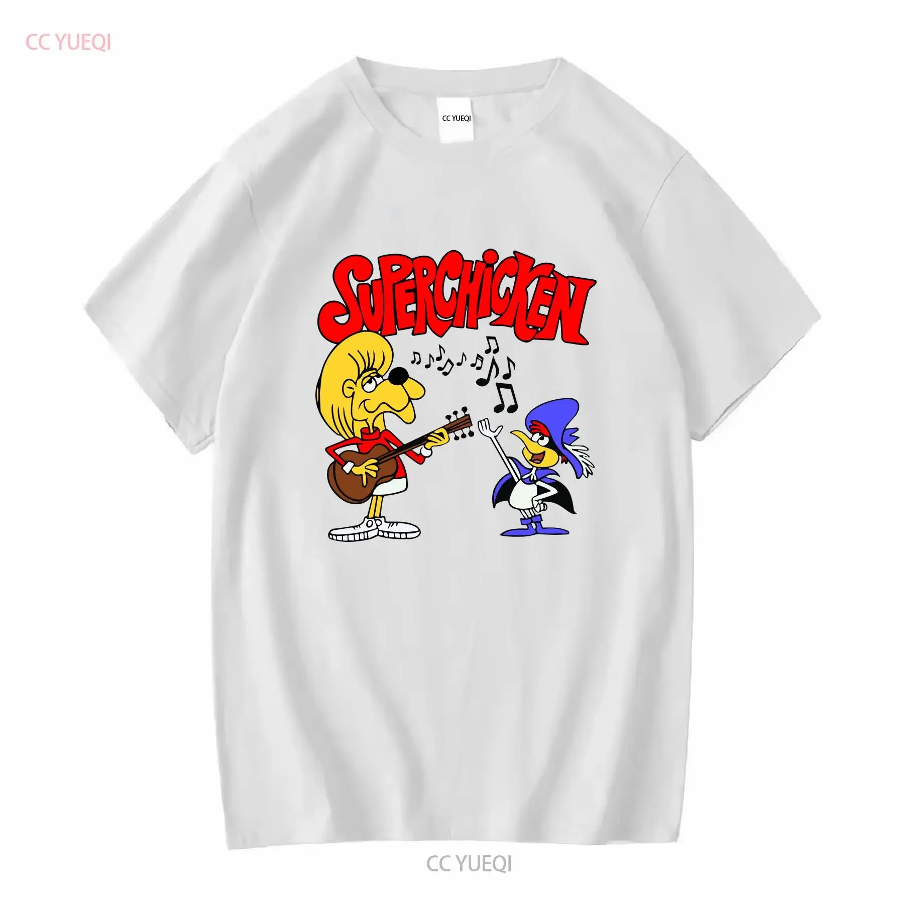 Camiseta SUPER PICKEN FRED SING, camiseta de dibujos animados JAY WARD HANNA BARBERA, manga larga o corta, vintage, lavada, ligeramente estirada