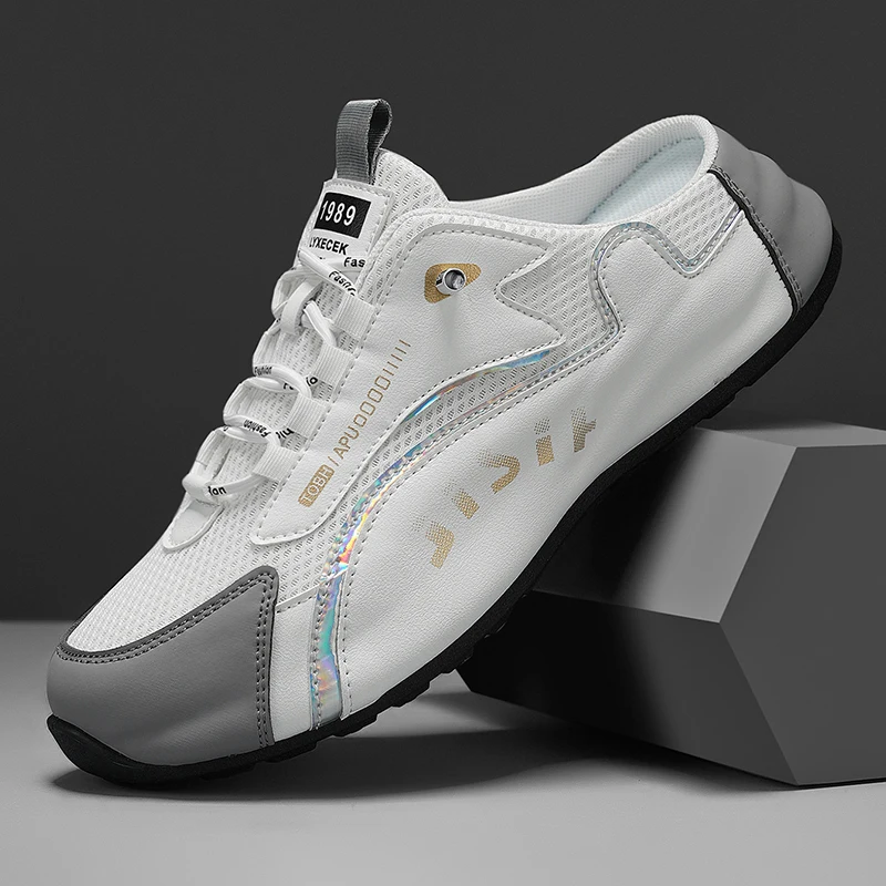 Brand protection 2026 new men's lightweight non-slip breathable wear-resistant running sports fashion versatile casual shoes view 3