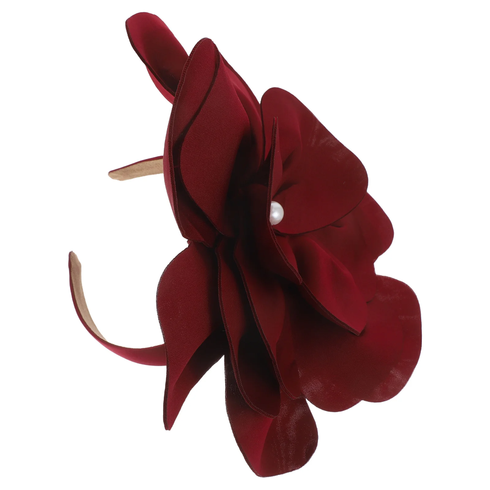 

Large Flower Headband Hat for Women Floral Fascinator Bridal Wedding Tea Party Accessory Statement Piece Secure Comfortable