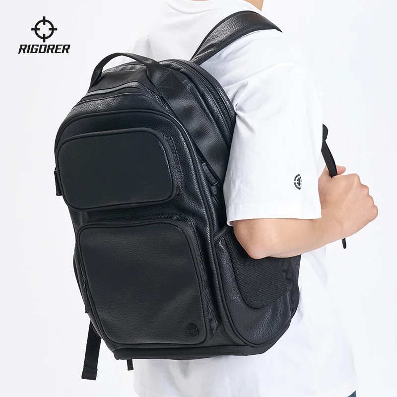 

Рюкзак RIGORER большой вместимости: 20–35 л, дышащий, идеально подходит для поездок на работу, занятий спортом, путешествий и школы, подходит для снаряжения для бадминтона