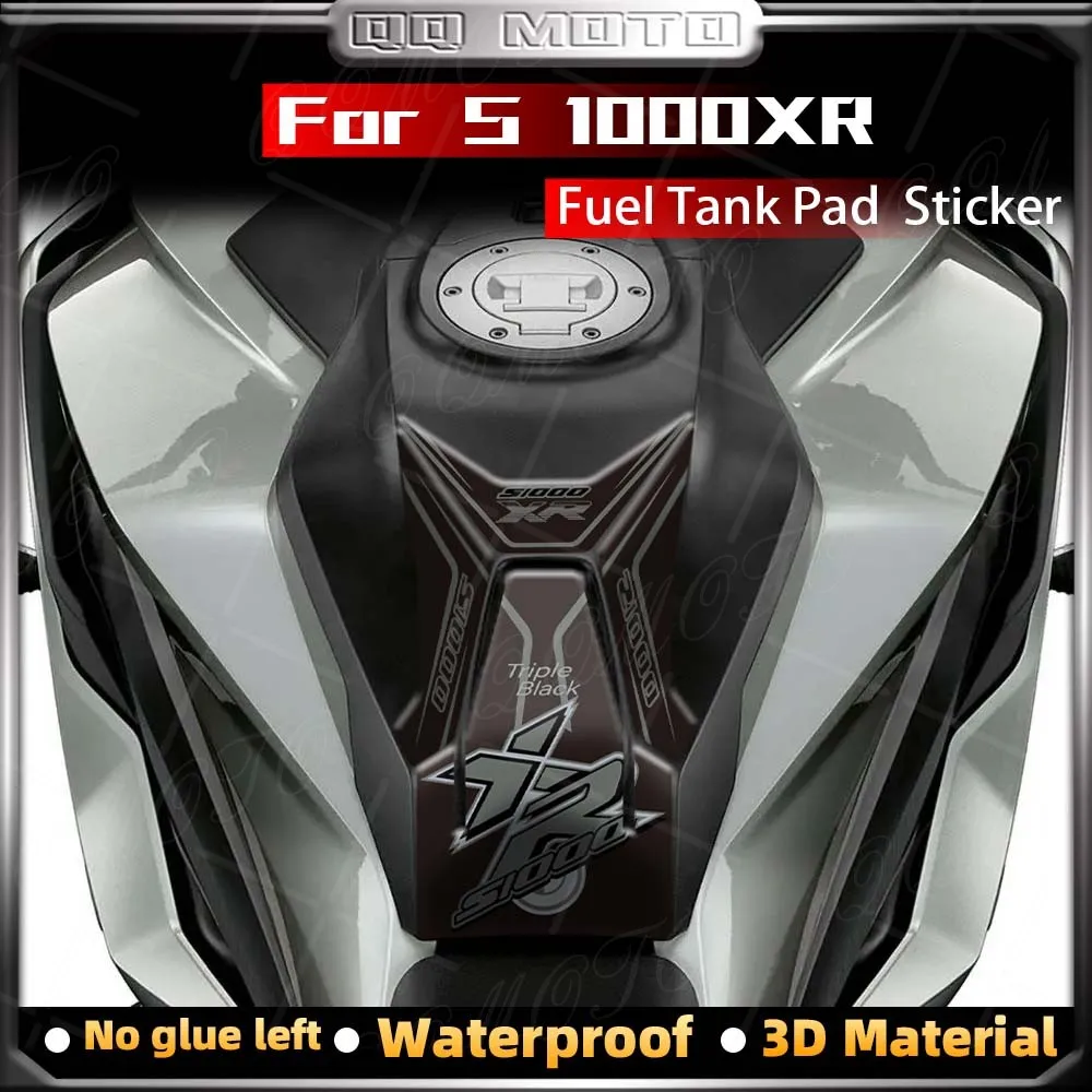 For S1000XR S1000 XR 2020 2021 2022 2023 2024 Motorcycle 3D Tank Pad Sticker Gas Oil Cover Decal Waterproof Accessories