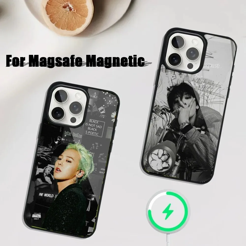 Kpop G-D-Dragon GD Phone Case For iPhone 16,15,14,13,12,11,Plus,Pro,Max Mini Magsafe Magnetic Wireless Charging