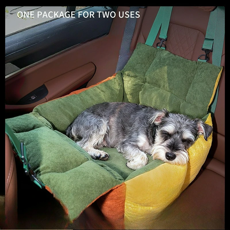 

Pet Car Nest Go Out in The Car Artifact Medium and Small Dog Cat Safety Seat with Buckle Kennel Can Be Portable