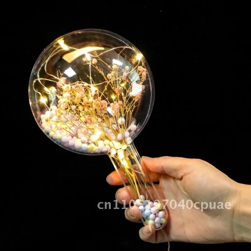 

Christmas new thick plastic ball transparent ball acrylic ball wave ball Valentine's Day gift