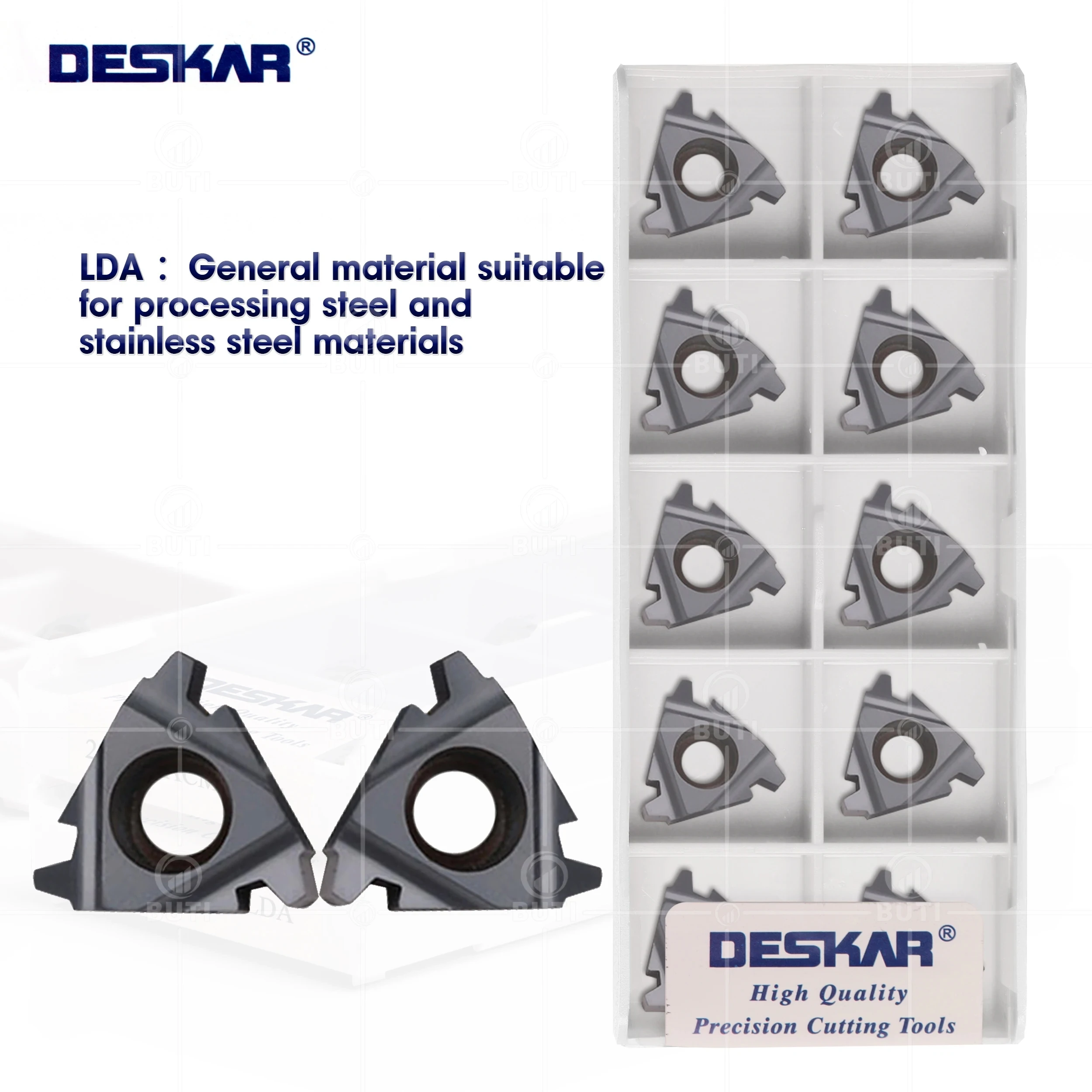 DESKAR 100% Original 22ER 22IR 5ACME 6ACME LDA Threading Turning Tools Carbide Inserts CNC Lathes Cutting Tools Parts For Metal