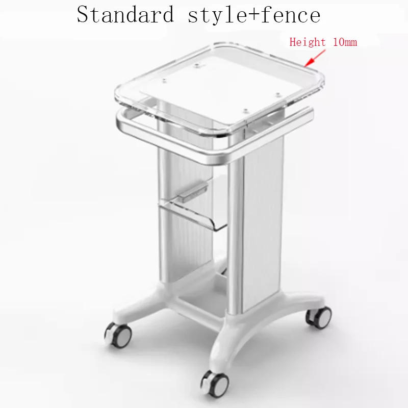 Beauty Instrument Trolley Desktop Rolling Trolley Multifunctional Dental Cart Acrylic Small Bubble Medical Cart