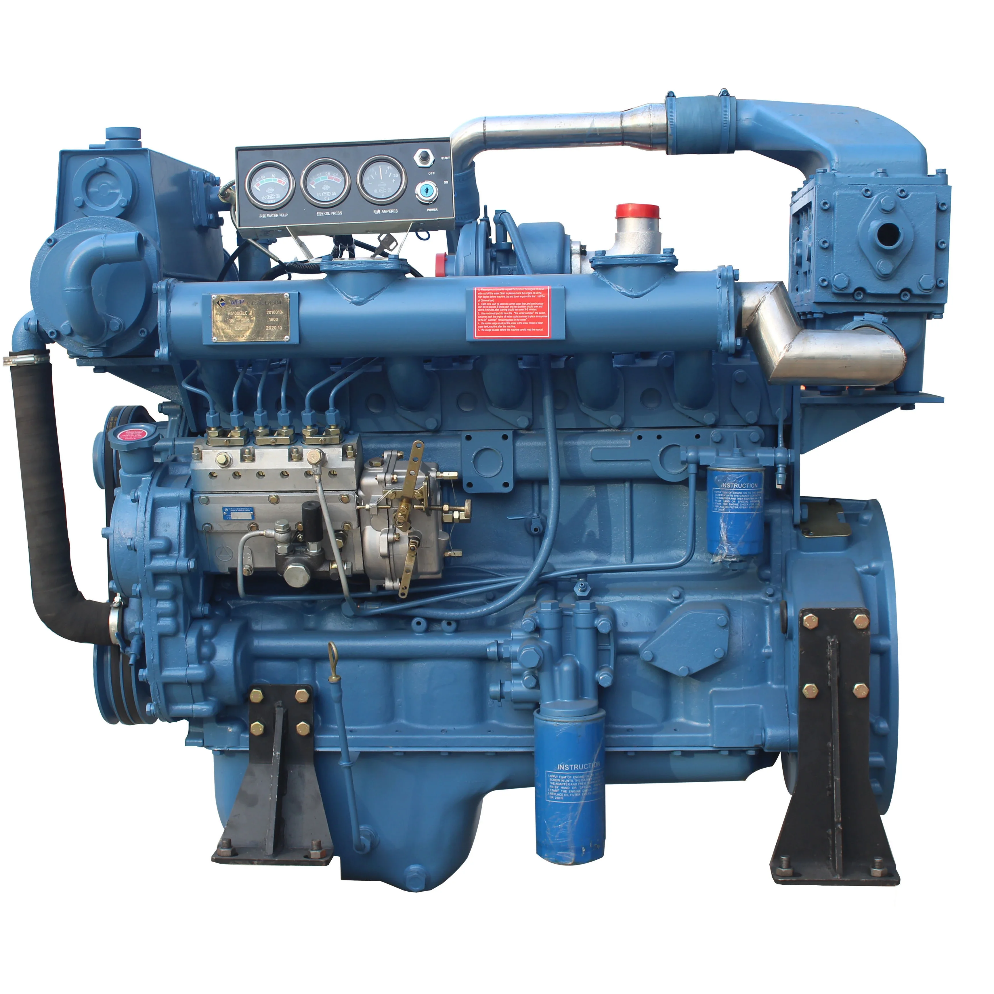 Fishing boat special 6-cylinder 4-stroke water-cooled electric start engine with gearbox price