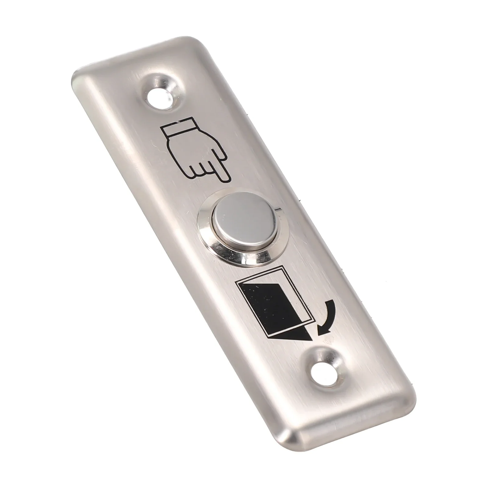 1 pc botão interruptor da porta para controle de acesso interruptor da porta de aço inoxidável saída fina botão liberação sistema inteligência da família