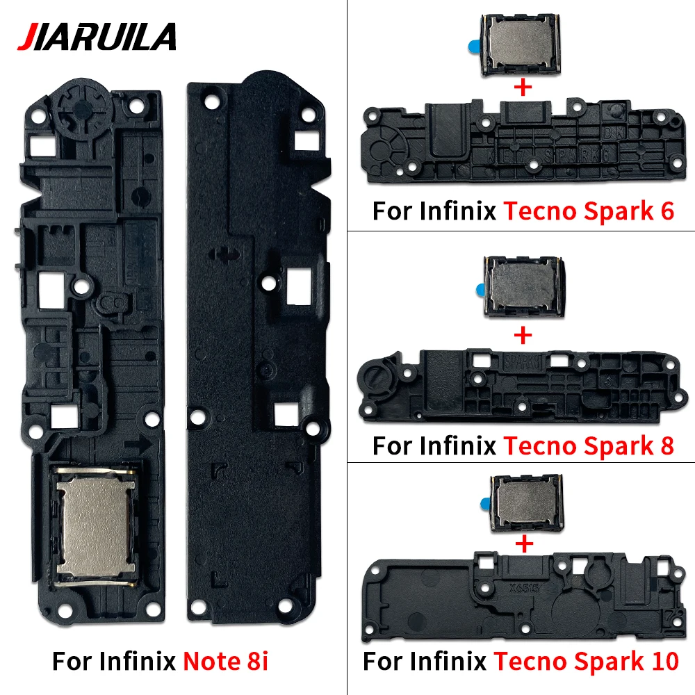 50Pcs，Loud Speaker Buzzer Ringer Replacement Accessories Parts For Infinix Tecno Spark 6 8 10 10C 5 8T 8C 9T 9 Pro Go 2022 2023