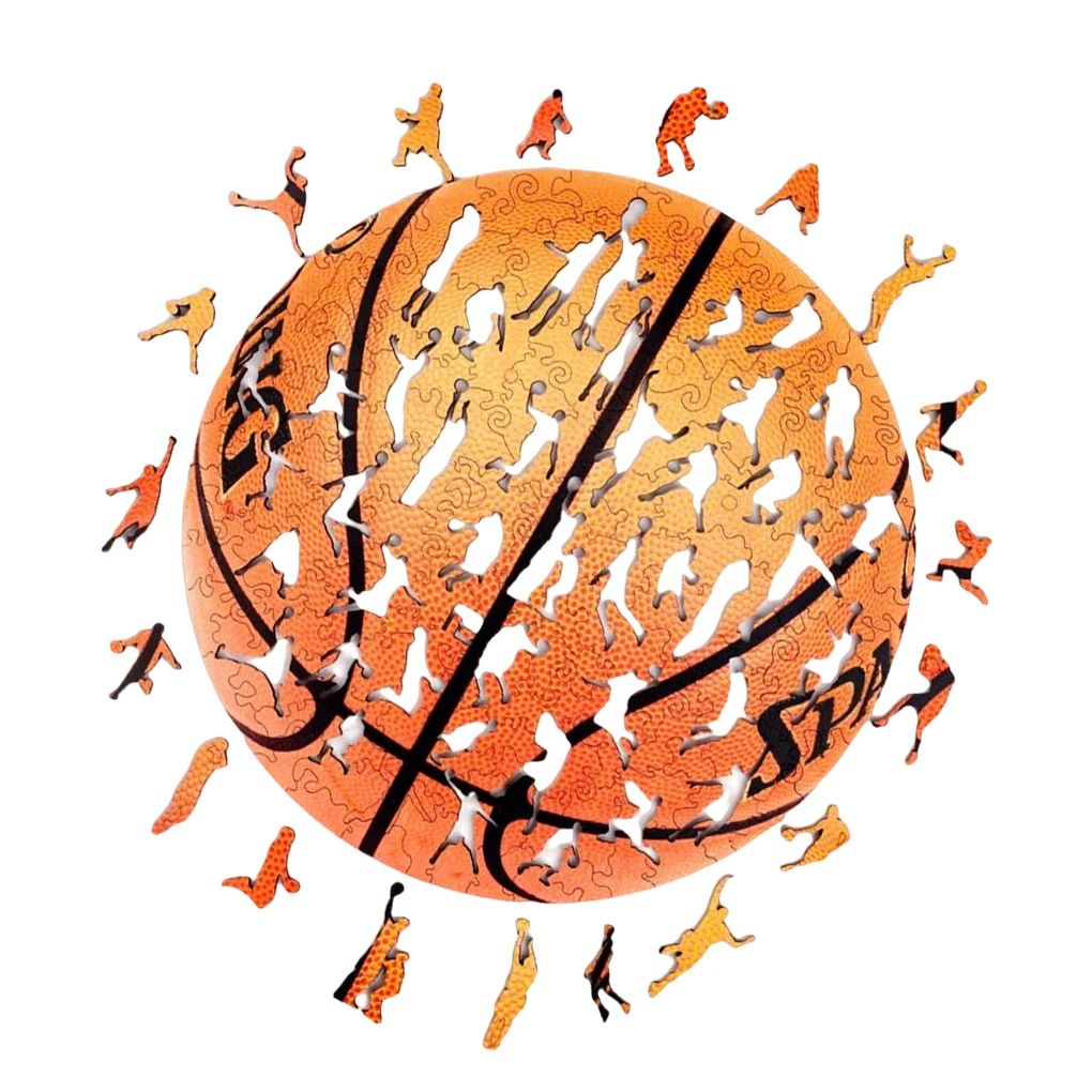 

Пазлы в форме баскетбола, 203 шт.