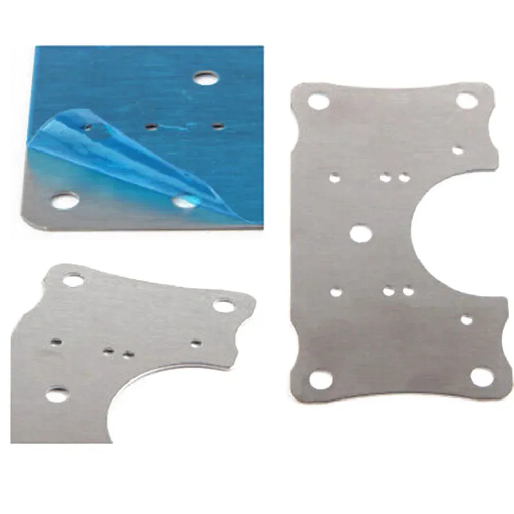 Secure Plate Hinges Cabinet Hinges Fixing Screws Hinge Repair Tablets Repair Kit Silver Cupboard Cabinet 9*5cm