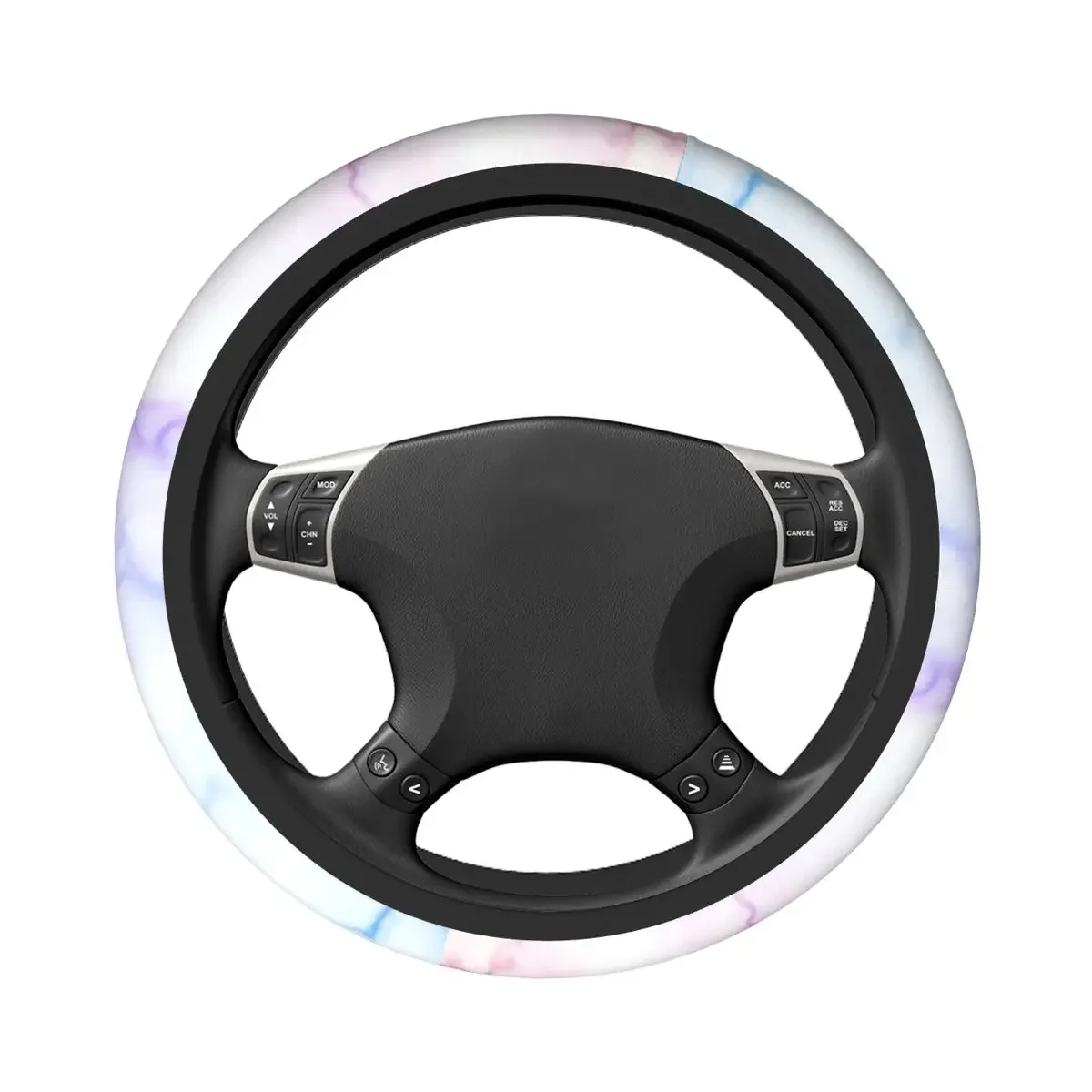 Cute Cloud Car Steering Wheel Cover 37-38 Elastic Steering Wheel Protective Cover Fashion Car-styling Car Accessories