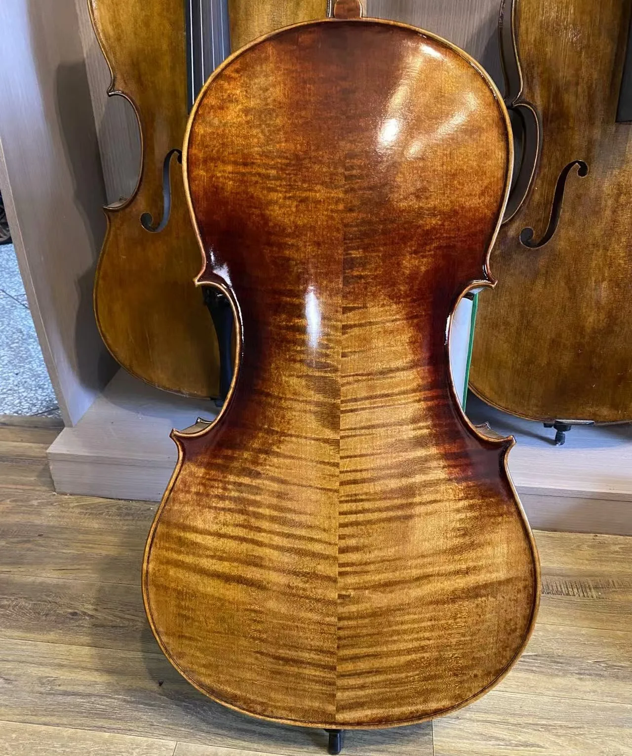 professional High quality handmade cello 4/4 solid wood Italian oil-based varnish Dark antique style cello stringed instrument