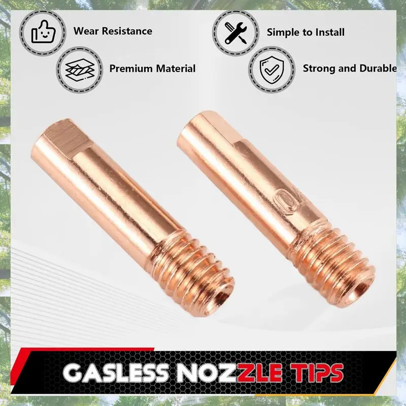 

Premium-7Pcs/Set Gasless Nozzle Tips For FC90 Flux-Cored Wire Feed FC90 MIG Welder Welding Tools Easy Install Easy To Use