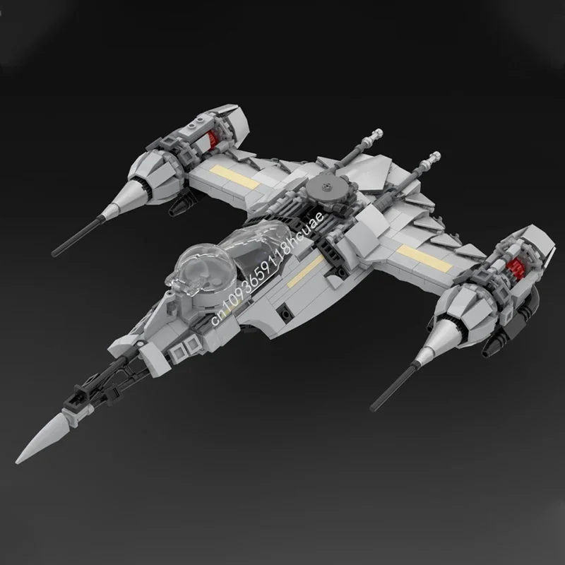 554pcs MOC Din Djarines's N-1 Starfighter Star Battle Building Blocks Christmas Gift Solve the problem Cognitive development Lim