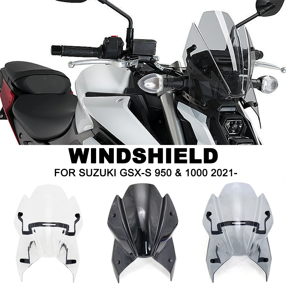 

For Suzuki GSX-S 1000 GSXS 950 GSX-S950 GSXS1000 2021 2022 2023 New Motorcycle Accessories WindScreen Windshield Viser VIsor