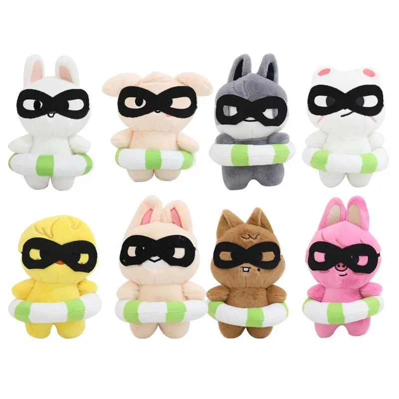 Kpop Plush Toys 20cm Bang Chan LeeKnow ChangBin HyunJin JiSung Felix SeungMin Kawaii Cartoon Animal Plushie Doll Christmas Gifts