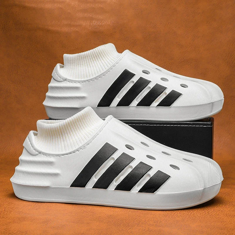 

2024 Eva Cotton Winter Fashion Slippers for Home Man Casual Men's Slipper Non-slip Outdoor Waterproof Main Push Couple's Shoe
