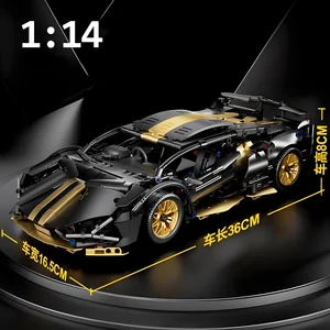 Yetişkinler için bir tekniğin teknik yapı taşlarında bir spor araba yarışı modeli 1:14 dıy üstesinden gelmek bir tuğla bulmaca oyuncak çocuk yetişkin hediye (1280 + boncuk) Araba için en iyi 10 satış-kendin yap-no 10