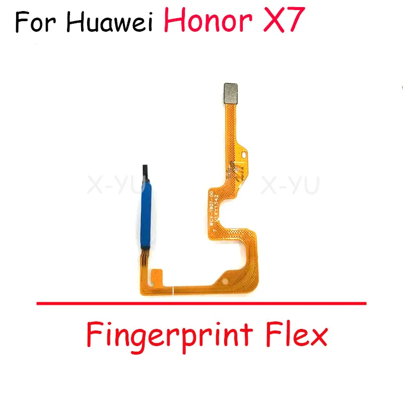 For Huawei Honor X7 X8 X9 Fingerprint Reader Touch ID Sensor Return Key Home Button Flex Cable