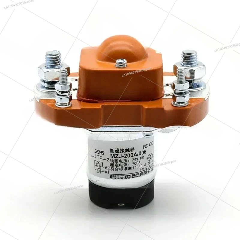

MZJ-200A ZJ200A SZJ200A DC24V 48V 12V DC Contactor For Electric Vehicle Forklift Battery Car Tractor Winch Motor 1NO Normal Open