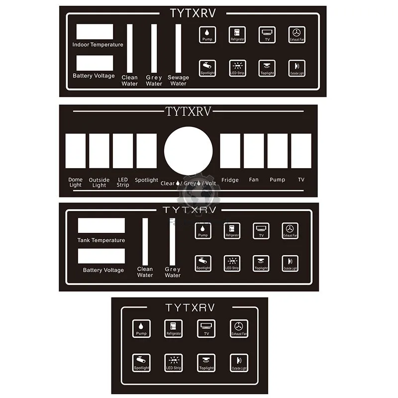 RV modification, ventilation fan control system control panel
