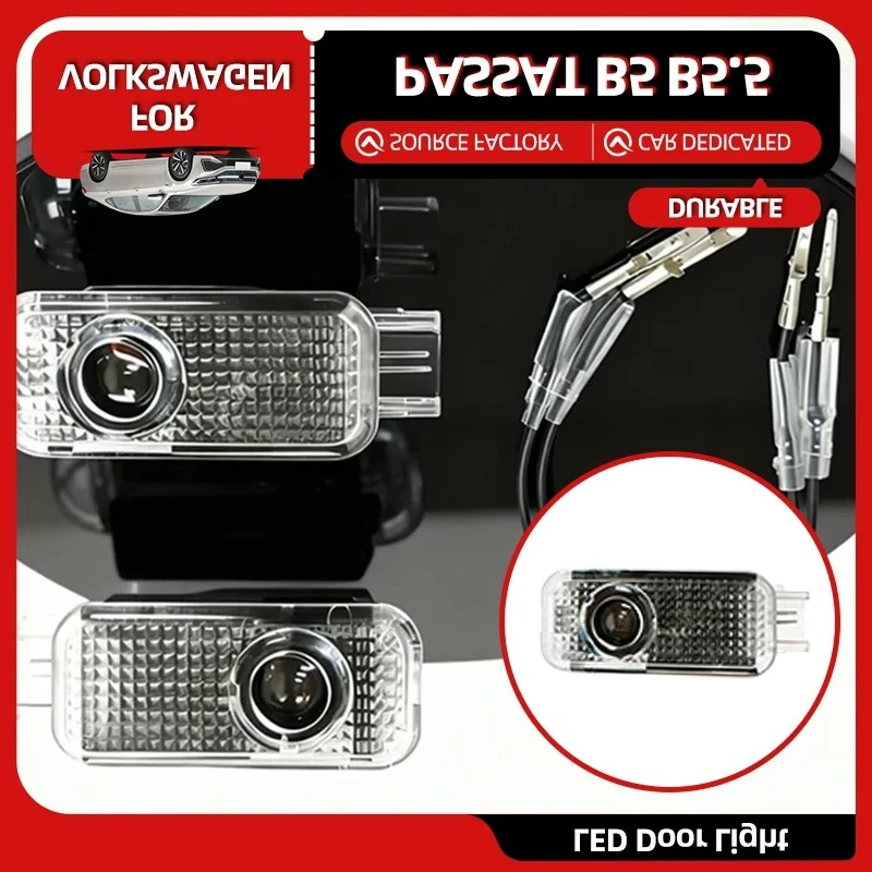 

Для VW VOLKSWAGEN 2026 новый чехол для ключей, светодиодный автомобильный дверной проектор, приветственный свет, аксессуары для VW Passat B5 B5.5 2000-2010 Touareg 7L