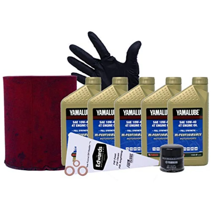 

Edwards Maintenance Kit for 2016-2020 Yamaha YXZ1000 R/EPS/SS Side by Side Vehicles with Full Synthetic Oil Ideal for High-Perf