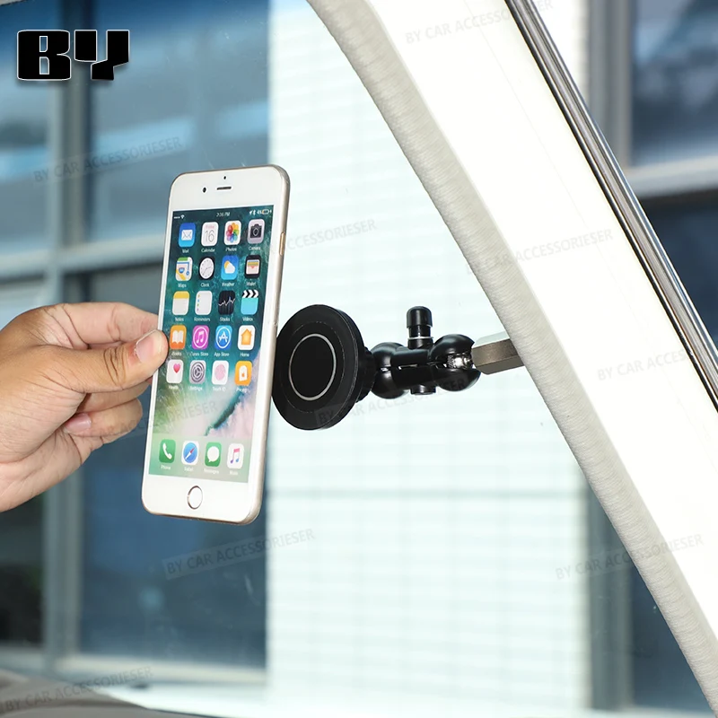 A Pillar Magnet Offroad Phone Holder for Toyota Land Cruiser LC76 2007 2008 2009 2010 2011-2026 Accessories