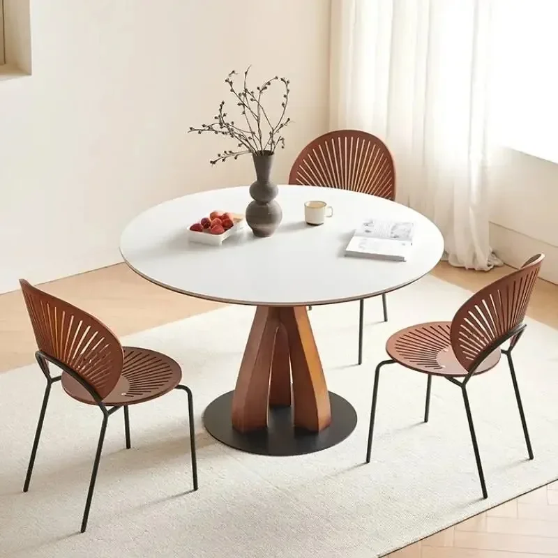 

/*/Round Designer Dining Table Unique European Modern Kitchen Dining Table Accent Luxury Mesas De Jantar Lounge Suite Furniture
