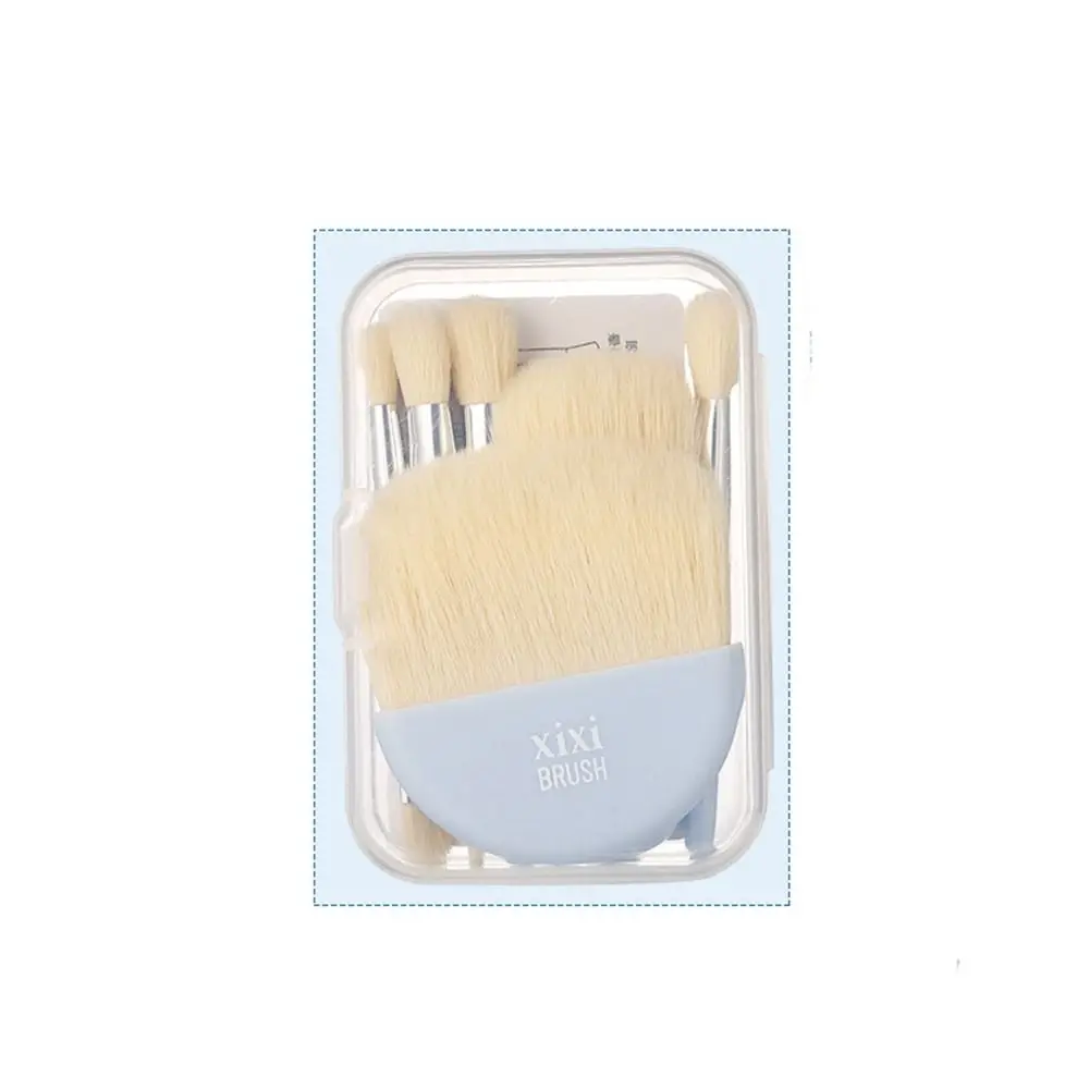 6Pcs Mit Box Wimpern Pinsel Weiche Schönheit Foundation Lidschatten Werkzeug Concealer Pinsel Make-Up Pinsel Set