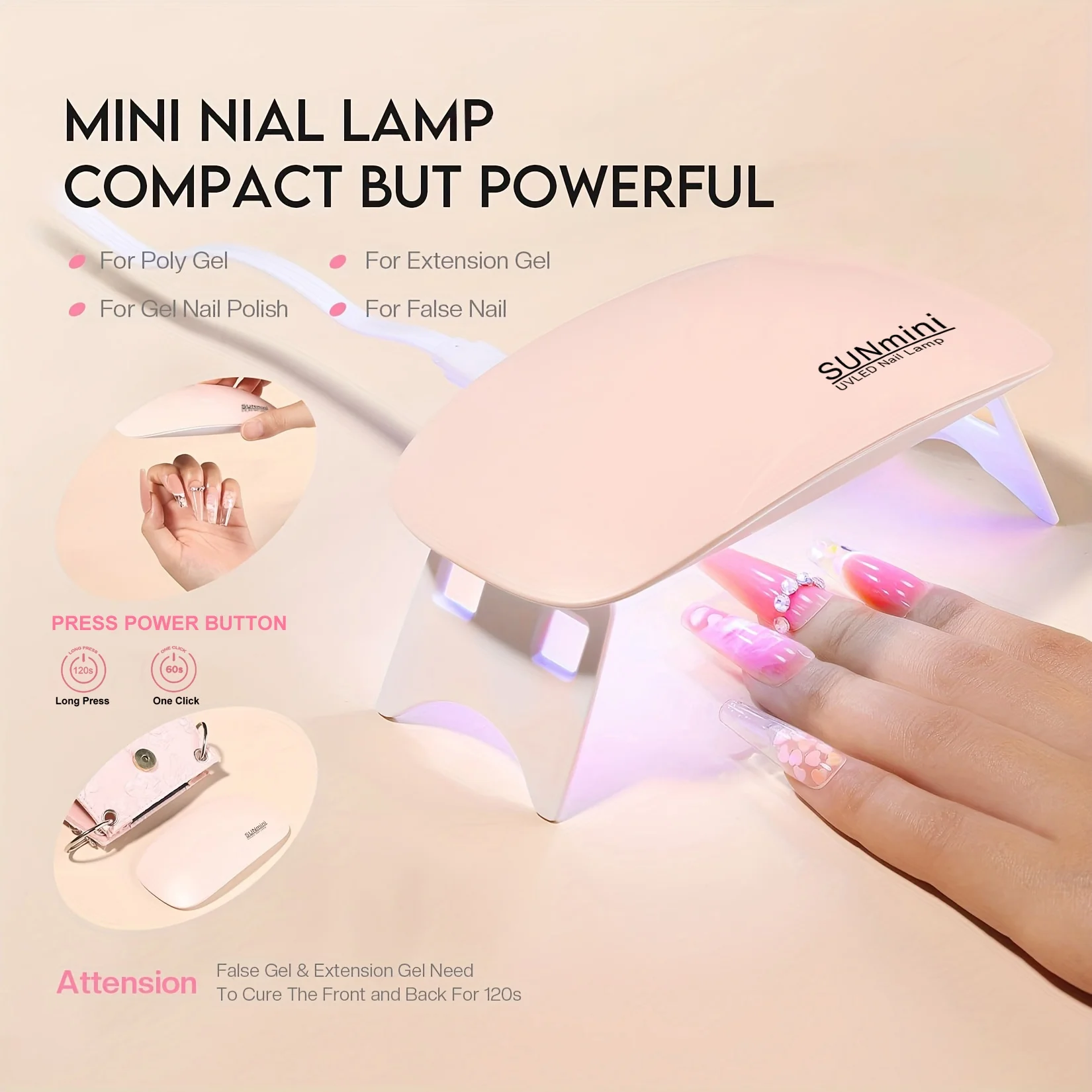 Kit de extensión de uñas de gel de polímero de 24 piezas: 8 colores vibrantes, gel de fibra dura LED/UV de construcción rápida, incluye lámpara de uñas, base y abrigos superiores