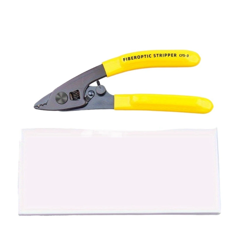1Pc SAIVXIAN CFS3 Three Port Fiber Optical Stripper Pliers for FTTH Network Installation Tools