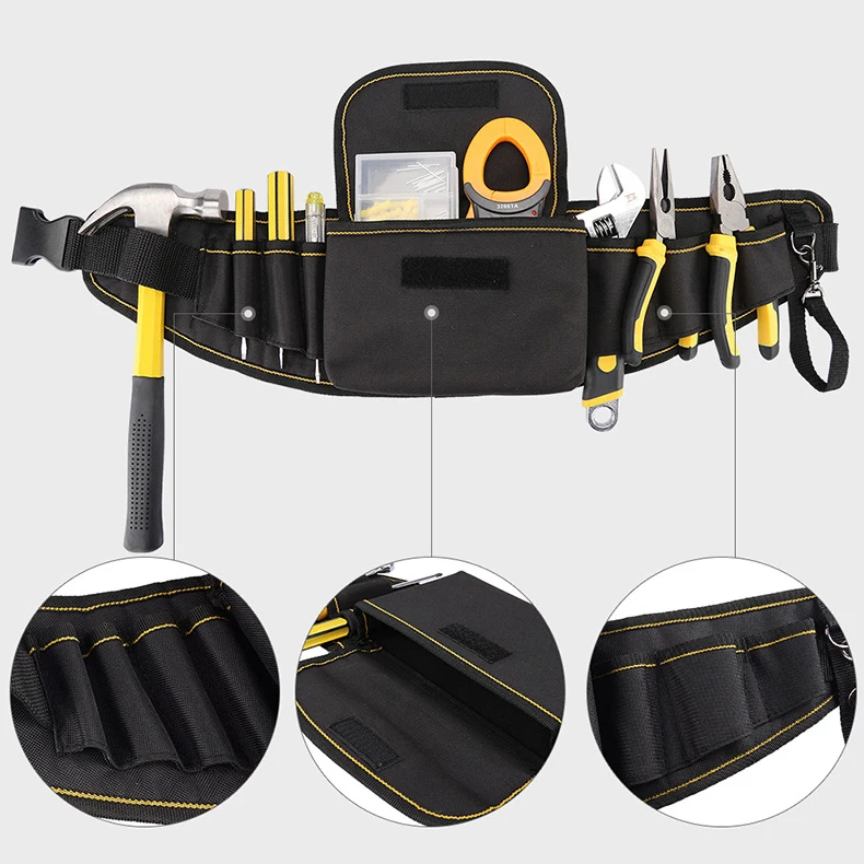 Multi-function Tool Pocket Upgrade Version Electrician Tool Bag Electrician Repair Thickened Canvas Tool Pocket