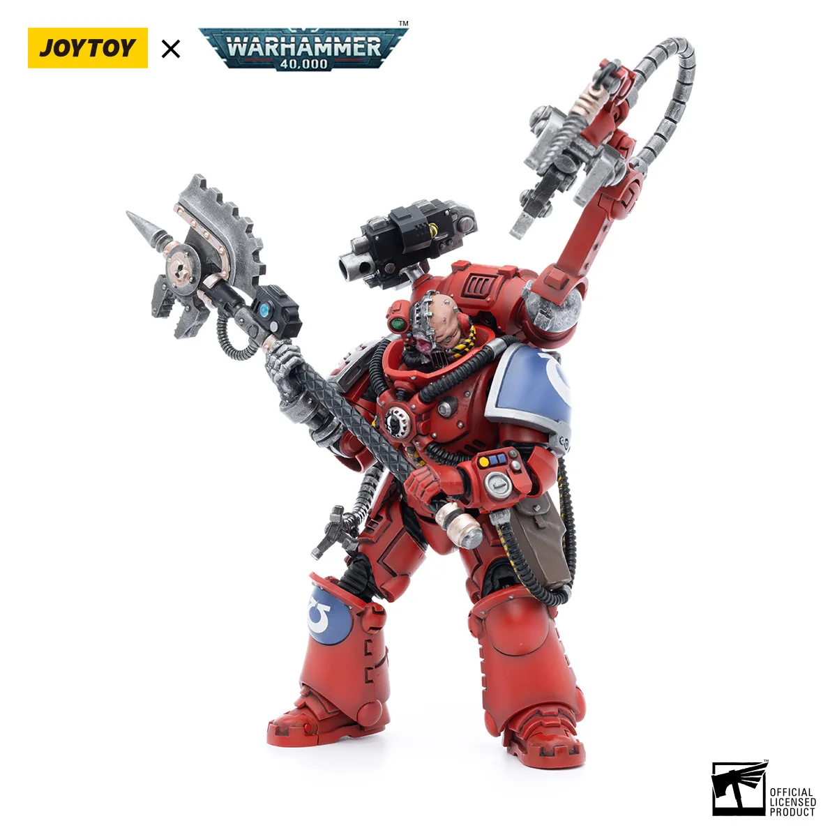 [W magazynie] JOYTOY Warhammer 40K 1/18 figurki ultramaryny Primaris kolekcja Model prezent Techmarine darmowa wysyłka