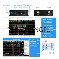 Nanovna-F V2 Vector Network Analyzer 50Khz-3Ghz Antenna Analyzer HF VHF UHF VNA With 5000Mah-Measuring S Parameters