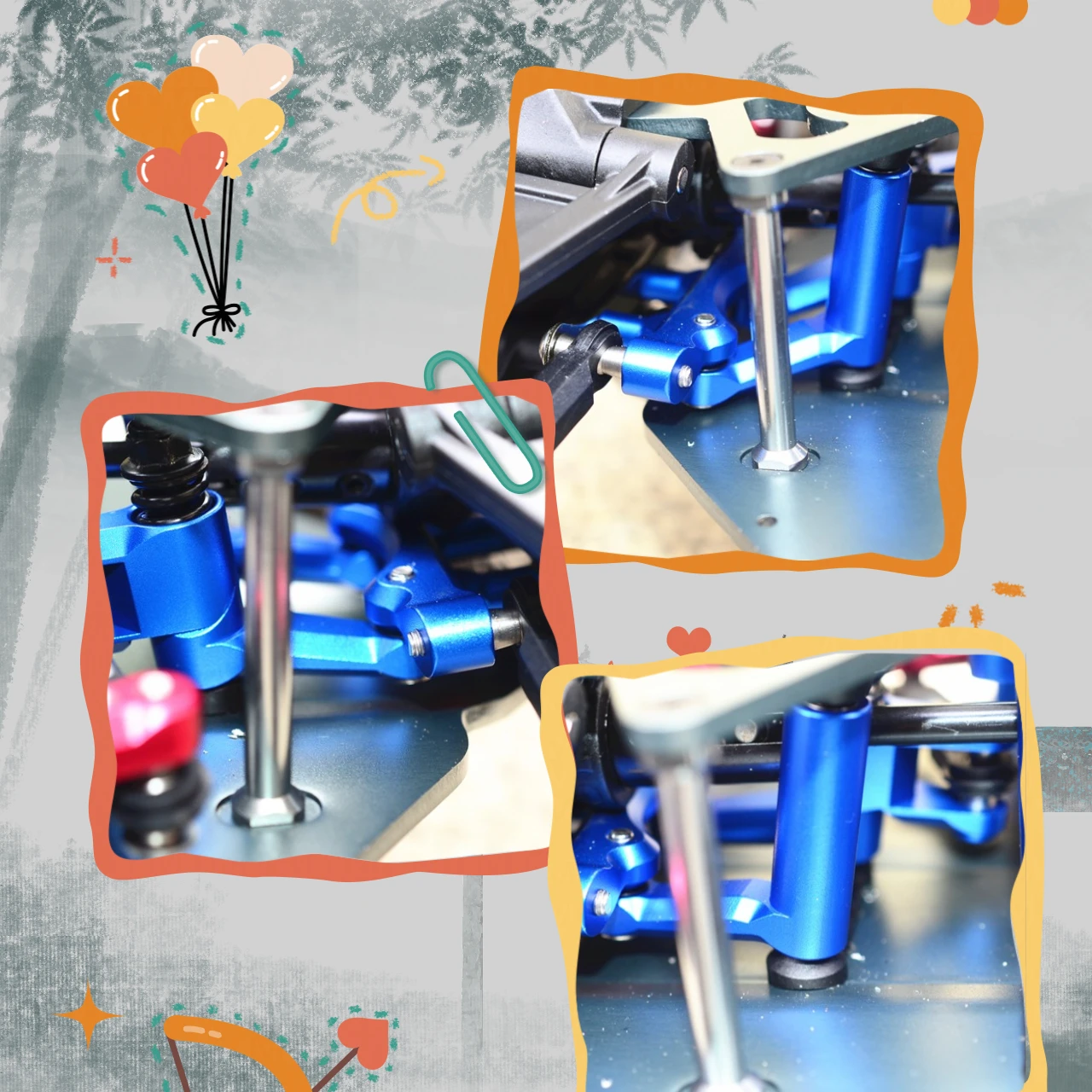 

GPM Aluminum Steering Assembly for LOSI, 1/6 Super Baja Rey, LOS251059