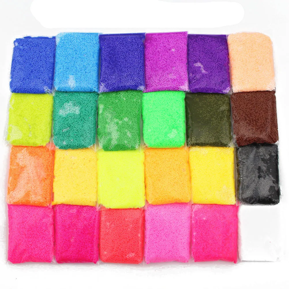 

Snow Clay Creative Remoldable Beads Light Pink Safe Gift for Art Craft Projects Sensory Motor Skills Development