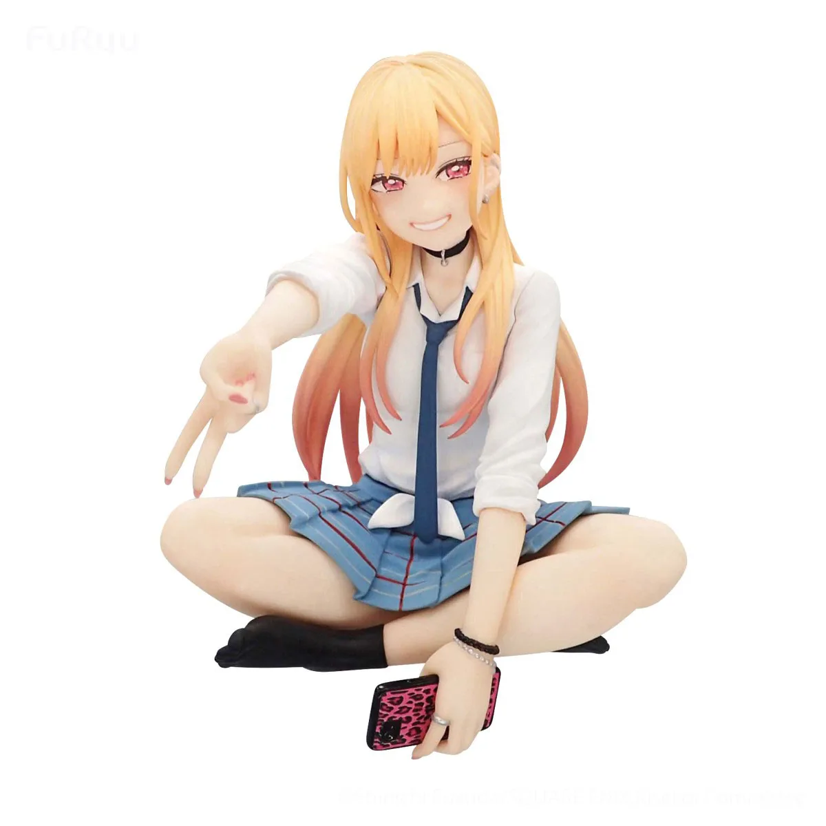 10cm anime meu vestido querido marin kitakawa figura macarrão rolha bonito uniforme animação modelo brinquedos presentes decoração pvc