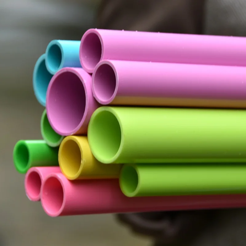 6 Colors O.D 20~50mm PVC Pipe Agriculture Garden Irrigation Hard Tube Fish Tank Aquarium Water Supply Tube Home DIY Frame Tube