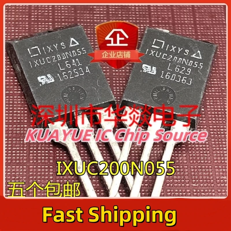 10PCS-30PCS  IXUC200N055   ISOPLUS220  55V  220A  Fast Shipping Quality Guarantee