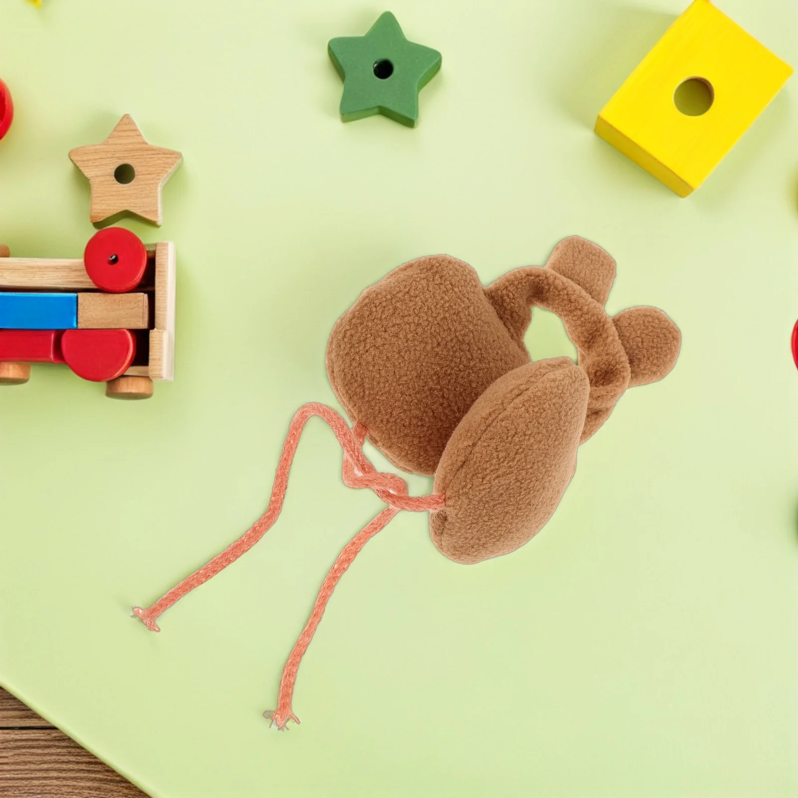 

2Pcs 10Cm Mini Ear Muffs Winter Set - Soft Comfortable Warmers for Small Figures Stylish Cold Weather Gear Dress