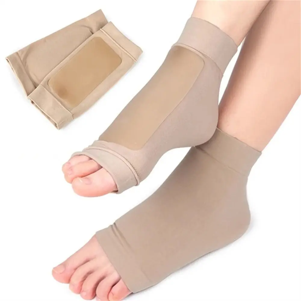 

Sports Socks Invisible Gel Heel Pads Foot Massage Silicone Socks Heel Protective Sock Heel Cushion Elastic Ankle Support Running