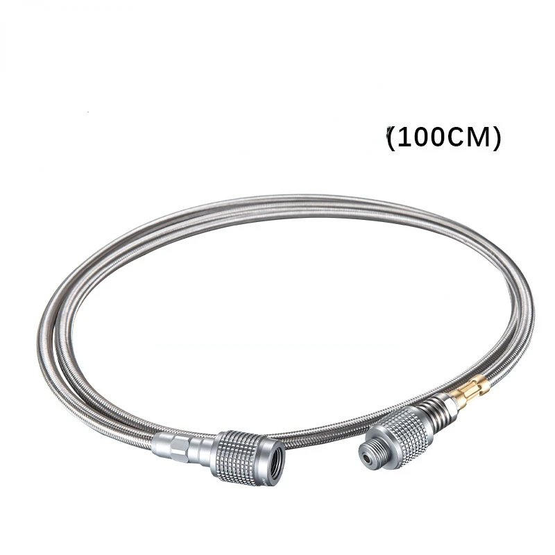 Stainless Steel Gas High Pressure Thread Gas 100 Extension Cable Gas Tank Connection Line  Equipment Outdoor Accessories New