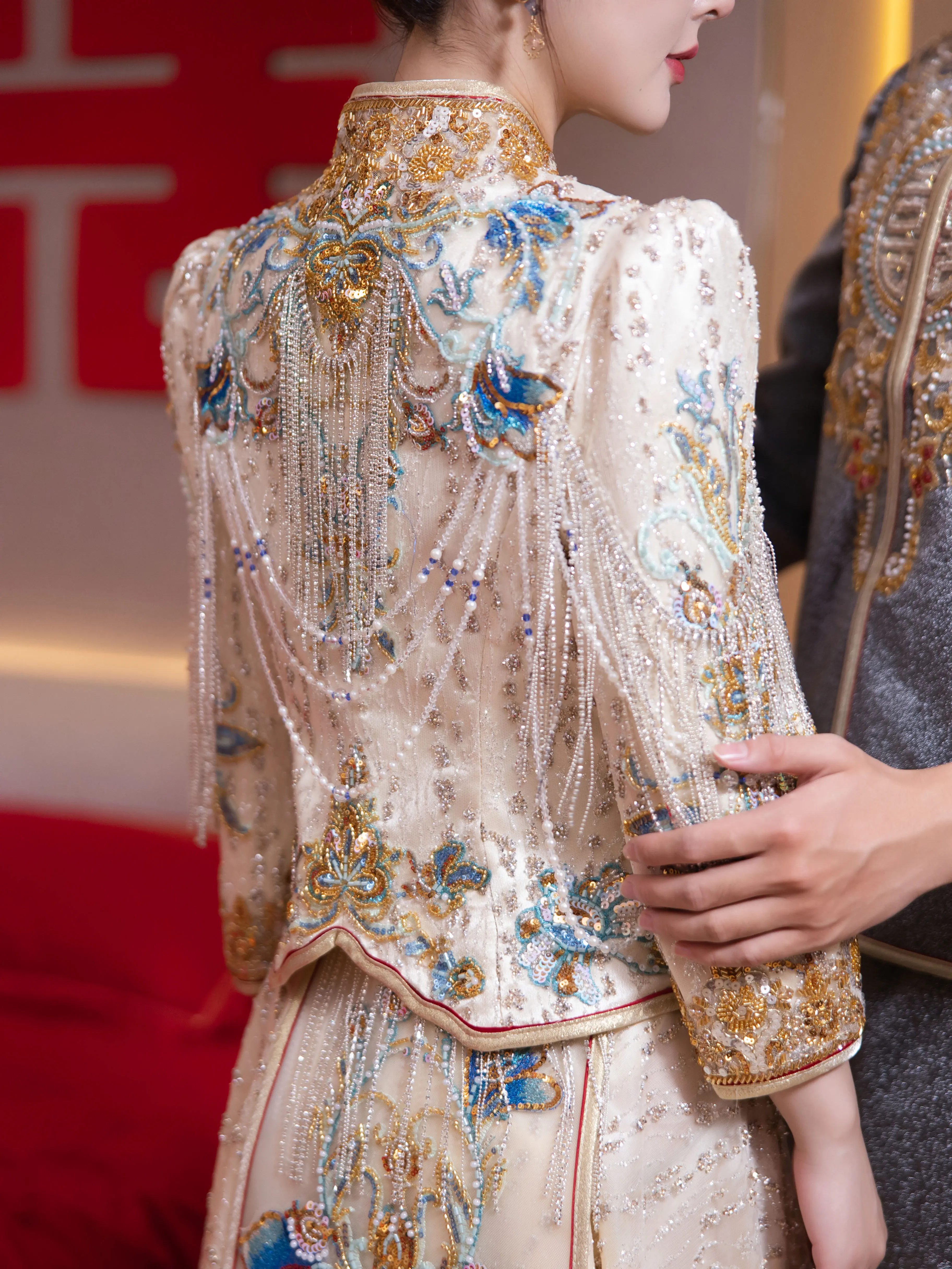 High-End Xiuhe Dress 2025 New Bride Wedding Clothes Light Color Chinese Toast Women