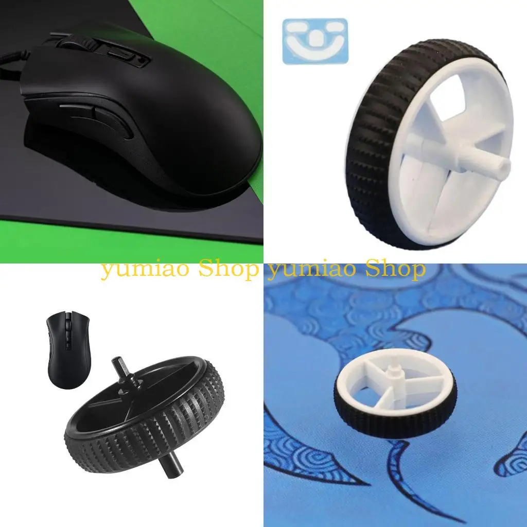 

587B Replacement Mouse Wheel and SkidProof Feet Stickers for V3Pro Mouse Gamers