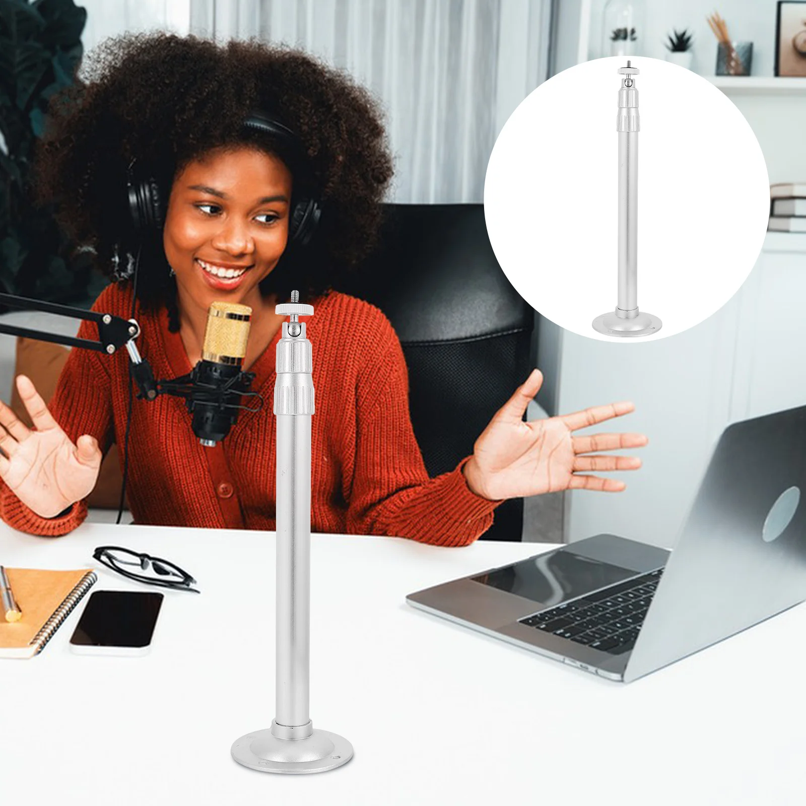 

30-60Cm Telescopic Aluminum Camera Mount Bracket Adjustable For Security Camera Projector Ceiling Wall Installation